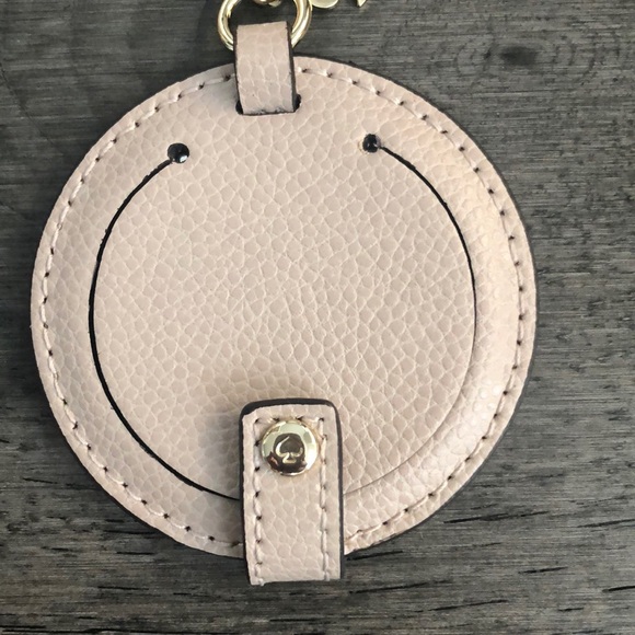 Kate SpadeCircle Mirror Leather BagCharm/keychain - Picture 3 of 8